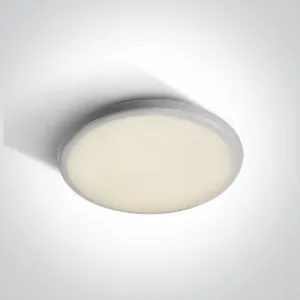 67368/W WHITE LED PLAFO 18W IP54 100-240V