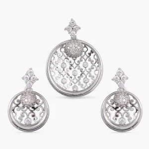 Sani Nakshatra CZ Pendant Set