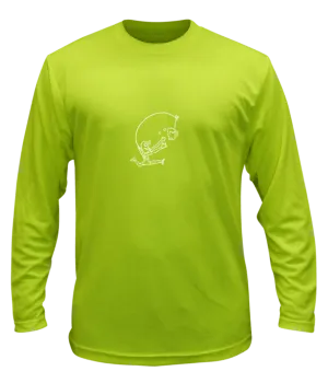 Unisex Reflective Long Sleeve Shirt - Drinker with a Running Problem