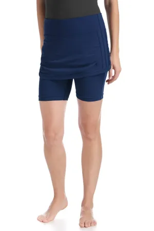 Women's Shorebreak Skirted Swim Shorts  |  Navy